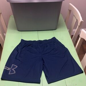 Under Armour Men's Dark Blue Athletic Shorts